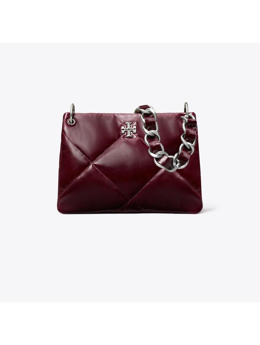 SMALL KIRA DIAMOND QUILT DISTRESSED SHOULDER BAG